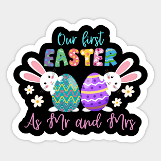 Our first Easter as Mr and Mrs Sticker